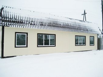 Продуктовый магазин из сэндвич-панелей