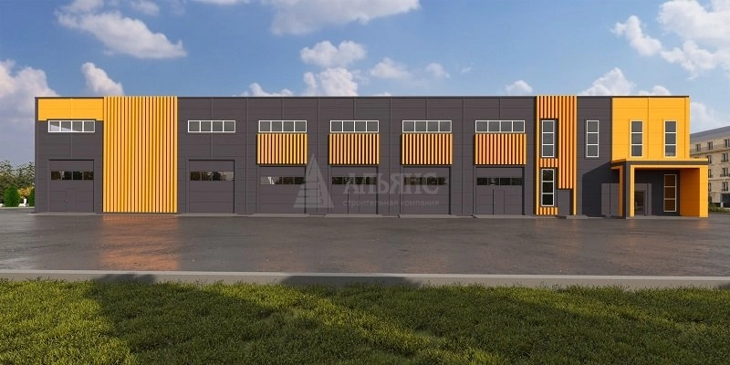 3D визуализация СТО из сэндвич-панелей - фото 5